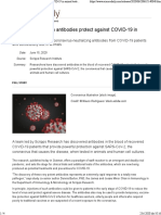 Super-Potent Human Antibodies Protect Against COVID-19 in Animal Tests