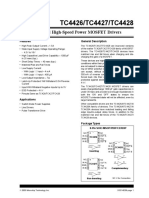 TC4426/TC4427/TC4428: 1.5A Dual High-Speed Power MOSFET Drivers