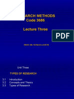 3-Research Methods 3684 Lecture Three