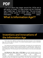 What Is Information Age??