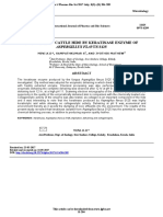 Dehairing of Cattle Hide by Keratinase Enzyme Of: Aspergillus Flavus S125