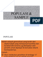 Populasi & Sampel