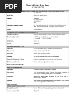 Material Safety Avacid F25