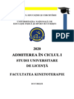 FKT-Ghid Admitere Licenta KT SITE 2020