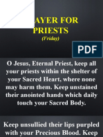 Prayer For Priests: (Friday)