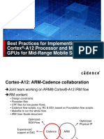 Best Practices For Implementing Arm Cortex - A12 Processor and Mali - T6Xx Gpus For Mid-Range Mobile Socs
