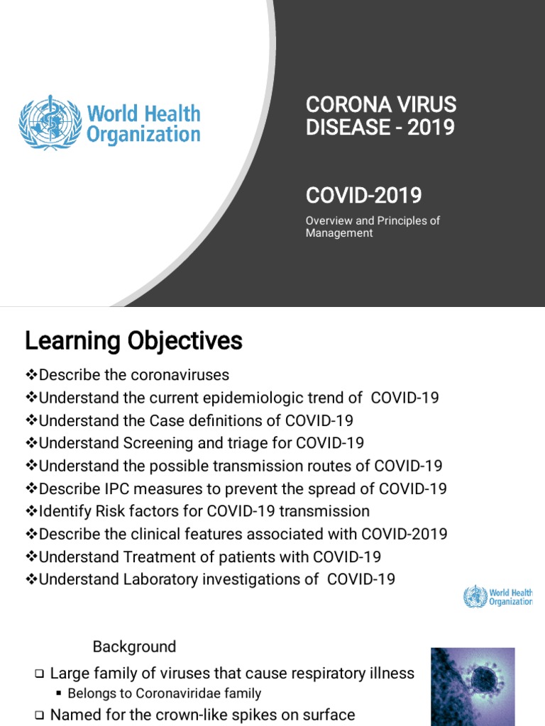 COVID-19 Management Overview | PDF | Common Cold | Infection