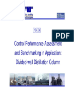 Control Performance Assessment and Benchmarking in Application: Divided-Wall Distillation Column