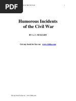 Incidents of The Civil War