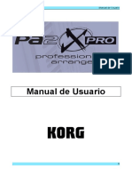 KORG Pa2X Manual (Esp)