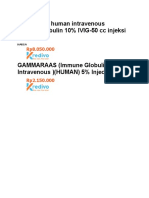 Gamunex-C Human Intravenous Immunoglobulin 10% IVIG-50 CC Injeksi Asli