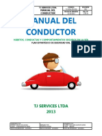 Tj-Ssoa-Od-016 Manual Del Conductor