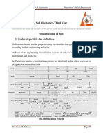 Soil Mechanics-Third Year . Classification of Soil 1. Scales of Particle Size Definition