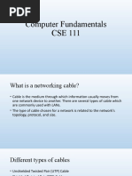 Computer Fundamentals CSE 111