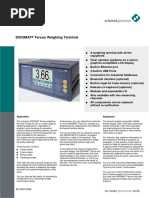 Disomat Tersus Weighing Terminal: Equipment