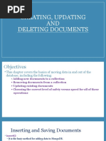 Unit - 5 - Chapter 3 - Creating, Updating, and Deleting Documents in MongoDB