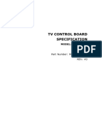 TV Control Board Specification: MODEL: T.VST29.03 (Asia-V59)
