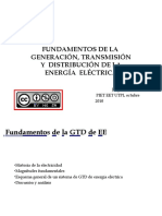 Fundamentos de La Generación, Transmisión Y Distribución de La Energía Eléctrica