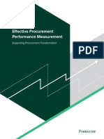 Effective Procurement Performance Measurement