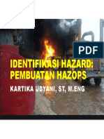 Identifikasi Hazard: Pembuatan Hazops: Kartika Udyani, ST, M.Eng
