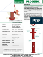 Base para Hidrante de 6 Con Dos Salidas