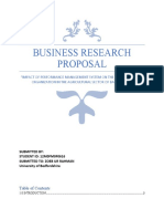 Business Research Proposal
