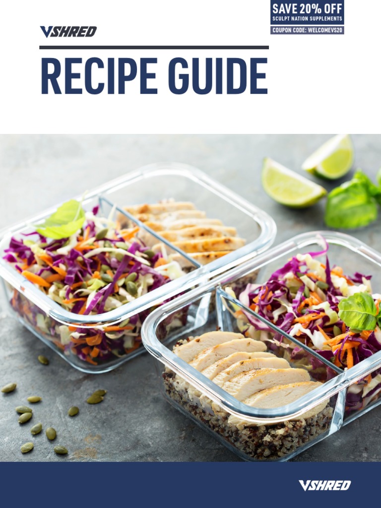 Vs Recipe Guide Final Pdf | Pdf | Cooking | Salad