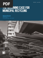 The Declining Case For Municipal Recycling