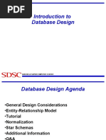 Introduction To Database Design: San Diego Supercomputer Center