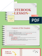 Notebook Lesson by Slidesgo