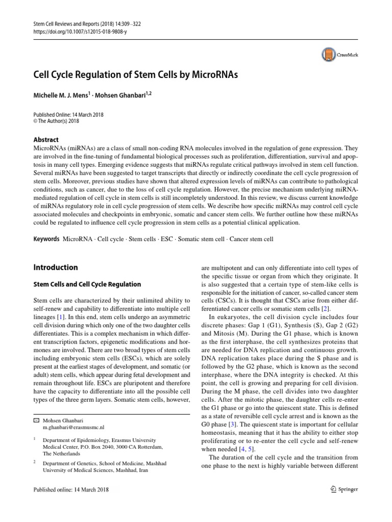 2018 Article 9808 PDF | PDF | Hematopoietic Stem Cell | Stem Cell