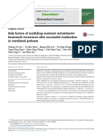 Risk Factors of Multidrug-Resistant Acinetobacter