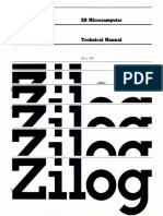 1983 Z8 Microcomputer Technical Manual