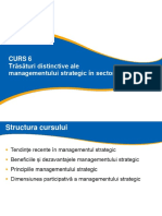 CURS 6 EPSIP - Trasaturi Distinctive Ale Managementului Strategic