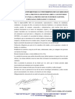 Resolución 260.20 Protocolo para Concurrencia de Abogados PDF