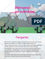 Diferensial Fungsi Sederhana