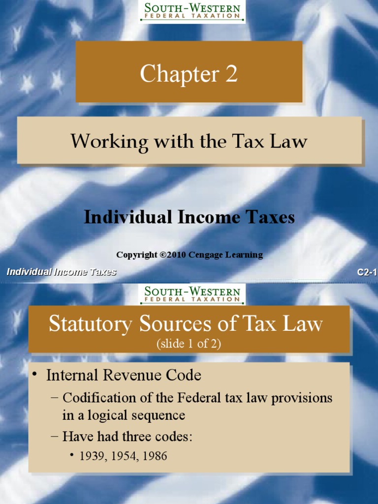 Working With The Tax Law | PDF | Appeal | United States Federal Policy