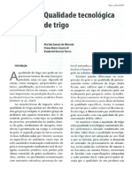 Qualidade tecnológica do trigo: fatores que influenciam as propriedades funcionais da farinha