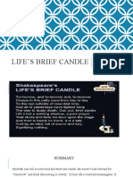 Life's Brief Candle