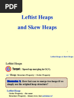 Leftist Heaps and Skew Heaps