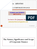 Afu 07303 - Corporate Finance PDF