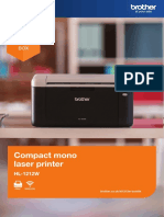 Compact Mono Laser Printer: Brother - Co.uk/hl1212w-Bundle