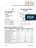 ESAC25 (C, N, D) : Fast Recovery Diodes PRV: 200 - 400 Volts Io: 10 Amperes