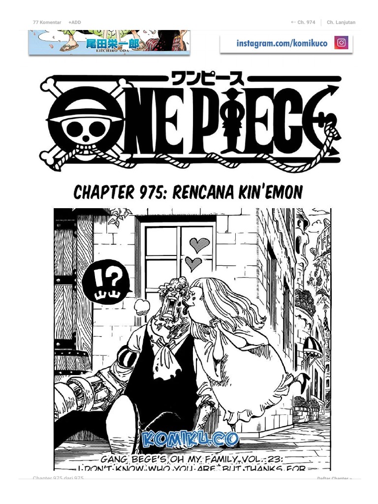Komik One Piece Chapter 975 Indonesia Komiku