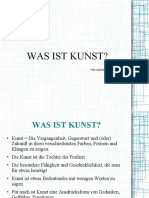 WAS IST KUNST