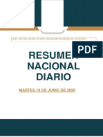 Informe Nacional Diario 16-06-2020