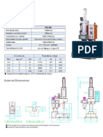 External Dimensions:: The Height of Mould & Workpiece Should Be Taken Into Account. Custom Specifications Are Available