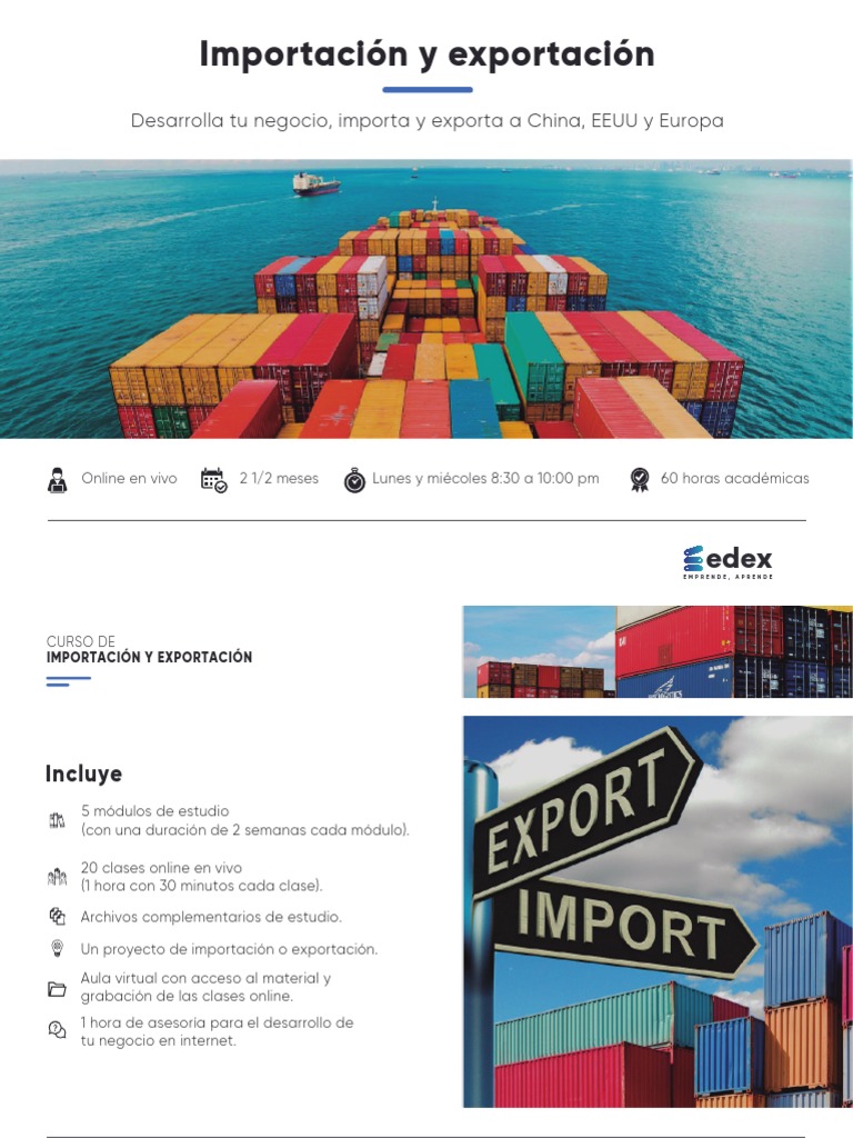 Curso Online de Importación y Exportación | PDF | El comercio ...