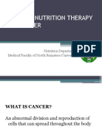 Medical Nutrition Therapy For Cancer