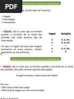 Aula - Ditongo, Tritongo, Hiato